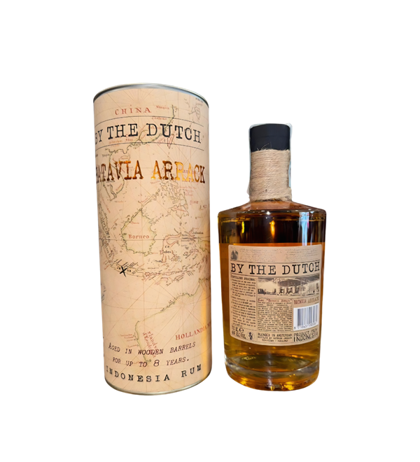 BY THE DUTCH Indonesian Rum Batavia Arrack 8 Y.O. ASTUCCIO Cl.70