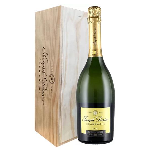 JOSEPH PERRIER Champagne Cuvee Royale Astuccio Magnum Legno Cl.150