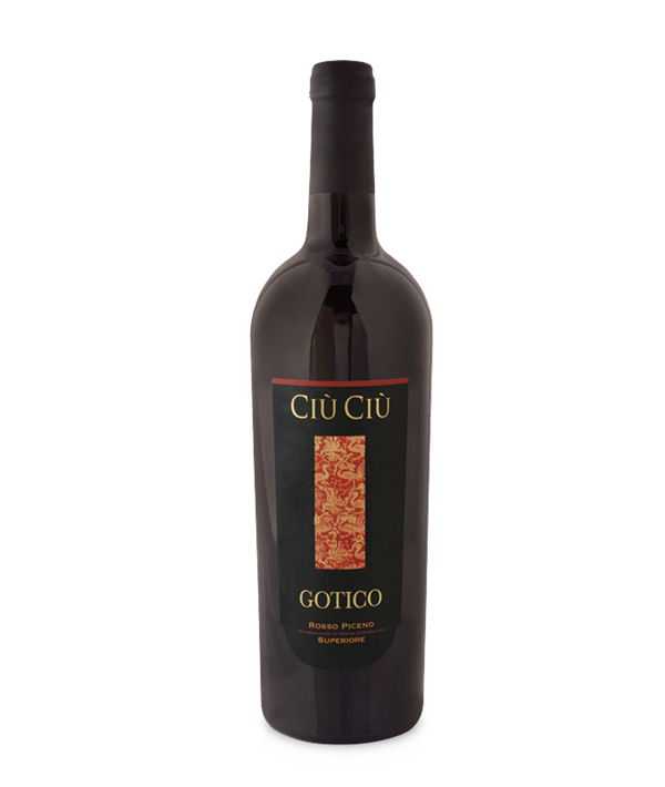 CIU'CIU' Rosso Piceno Superiore GOTICO Bio Vegan 2017 cl.75 14°