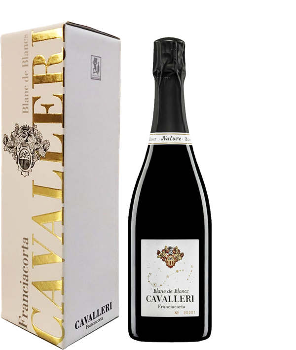 CAVALLERI Spumante VSQ Blanc de Blancs Nature Magnum ASTUCCIO lt.1,5