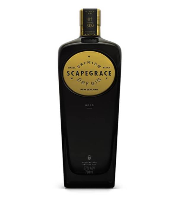 SCAPEGRACE New Zeland GOLD GIN Cl.70