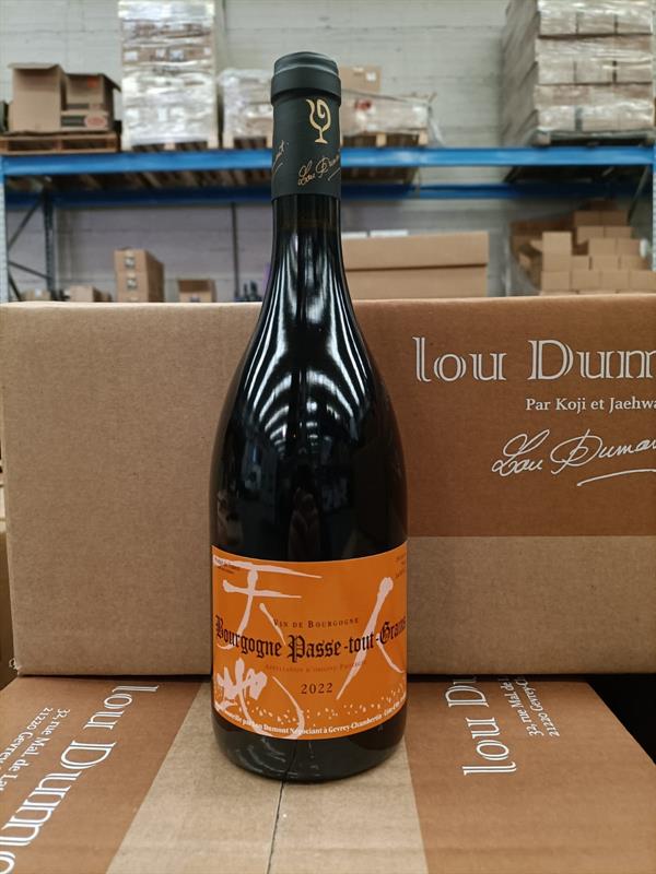 MAISON LOU DUMONT Nakada Koji Burgogne PASSE TOUT GRAINS 2022 Cl.75