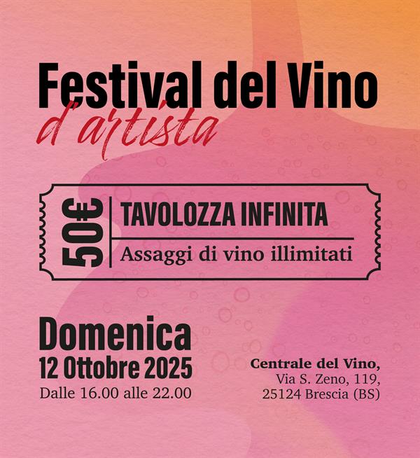 Ticket TAVOLOZZA INFINITA Assaggi Illimitati Domenica 12 Ottobre