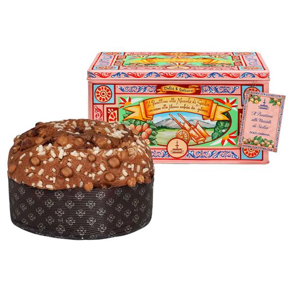 FIASCONARO Panettone D&G Alle Nocciole con Crema alla Manna kg.1