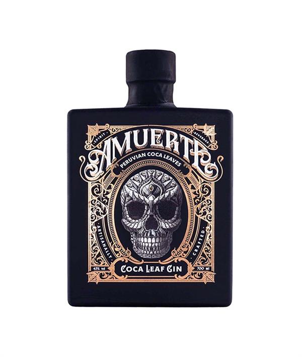 AMUERTE Gin Coca Leaf BLACK cl.70