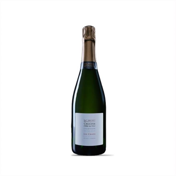 CRUCIFIX Champagne Blanc de Blancs LES CRAIES Extra Brut S.A. Cl.75