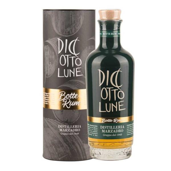 MARZADRO Grappa LE 18 LUNE Riserva RUM Finish 42° cl 50